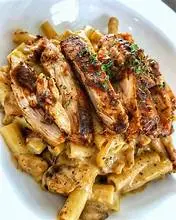 [123] Jerk Alfredo Pasta